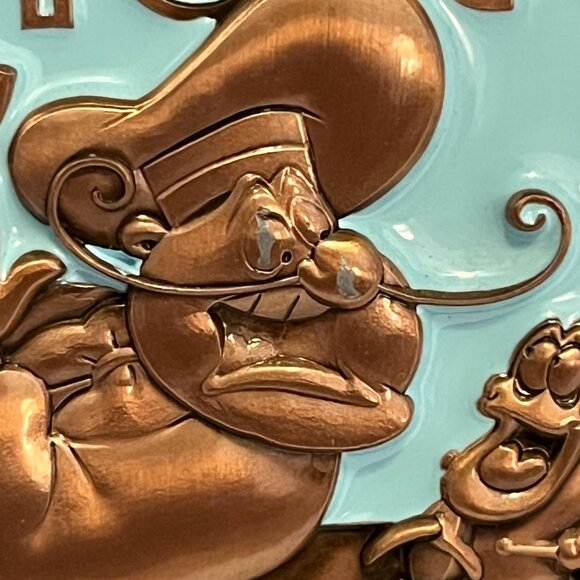 2015 Run Disney Wine‎ & Dine 10K The Little Mermaid Theme Medal Sebastian Chef - Picture 5 of 5